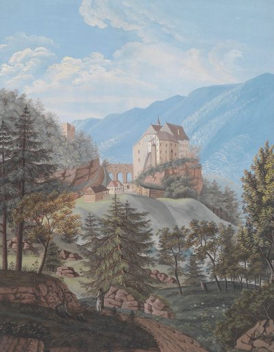 The Castle Altperstein in Upper Austria by Karl Benedict